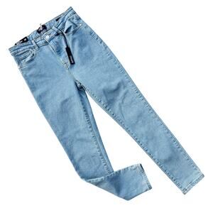 Buffalo David Bitton Women Light Wash Blue Ivy High Rise Skinny Jeans Size 29